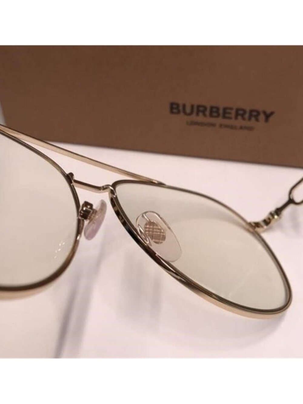 New Authentic Burberry BE3128 1808 Gold Eyeglasses - Picture 10 of 12
